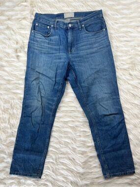 Everlane Jeans Women's 29x27 High Rise Straight Leg Medium Wash